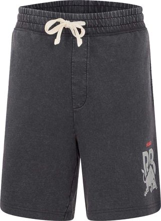 HUGO BOSS Hugo Heren Gewassen Elastische Taille Relaxed Fit Sweat Shorts (Zwart)