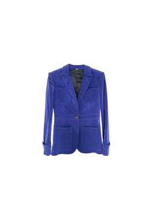 Gucci Vintage blue velvet blazer Size S