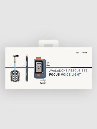 Ortovox Rescue Focus Voice Light Lawinepieper Set zwart