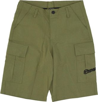 PROPAGANDA Militair Groene Cargo Shorts - Heren - Korte Broeken - Groen - L - Katoen - Korte Broeken