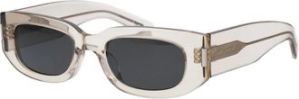 Saint Laurent Stijlvolle zonnebril - Dames - Zonnebrillen - Beige - 51 MM - Accessoires