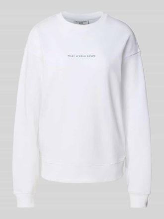 Marc O'Polo Denim Marc OPolo Denim Oversized Sweatshirt aus reiner Baumwolle in Weiss, Gr&ouml;&szlig;e M