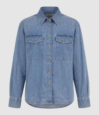 Closed Chemise Overshirt Light Blue