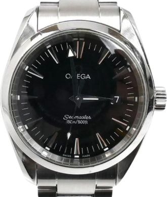 Omega Pre-owned Watches, male, Black, Size: ONE SIZE Pre-owned Vintage Wristwatch