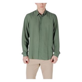 Antony Morato Heren, Overhemden, Groen, Maat: XS Linnen