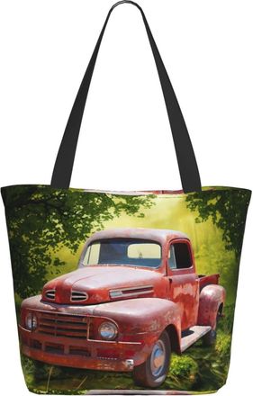 AOOEDM Abandoned Truck Ladies Shopping Bag 13x11x7in.The Perfect ValentineS Day Gift.It Is The Best ValentineS Day Gift For Mom, Daughter, Wife,Etc