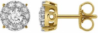 LuvMyJewelry Blazers S 14K Gold Diamond Stud Earrings - 0.25ct. in 14K Yellow Gold at Nordstrom