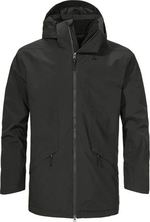 Sch&ouml;ffel Ins Parka Style Malkay MNS - Heren - Regenjassen - Zwart - 2XL - Leer - Jassen