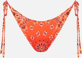 MC2 Saint Barth Woman Swim Briefs With Bandanna Print