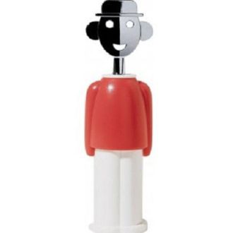 Alessi Alessi Cavatappi Alessandro M Colore Rosso Design Alessandro Mendini