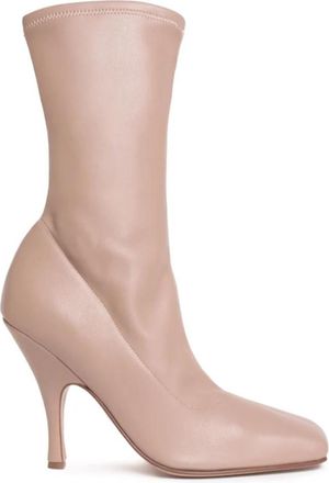 Gia Borghini Taupe Leather Boots