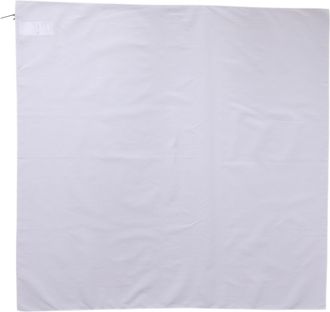 Dolce & Gabbana Womens White Cotton Wrap Square Shawl Stole 71cm X 70cm Scarf