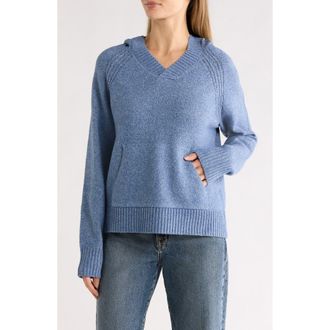 Lucky Brand Solid Hooded Sweater in Stonewash at Nordstrom Rack, Size X-Small