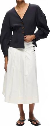 Inwear Gabby Midi Skirt In Vanilla