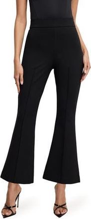 Good American Soft Stretch Kick Flare Ponte Pants in Black001 at Nordstrom Rack, Size X-Small
