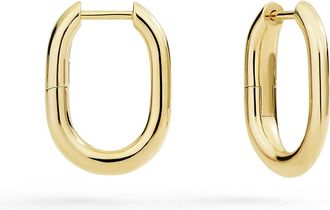 Dodo ORECCHINI HOOP ESSENTIALS ORO GIALLO