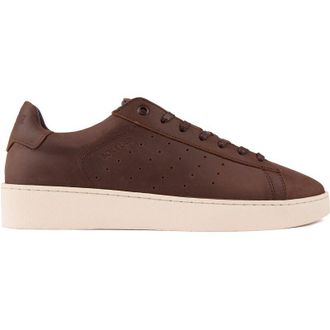 Sole Mens Lab Zinc Trainers - Brown Leather - Size UK 7