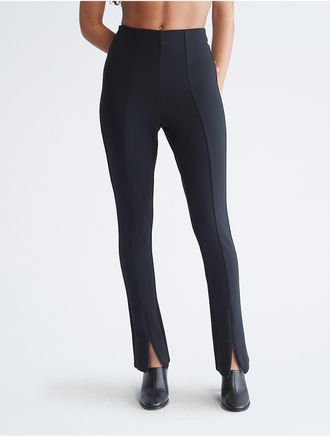 Calvin Klein Womens Super High Waist Long Leggings - Black - XL