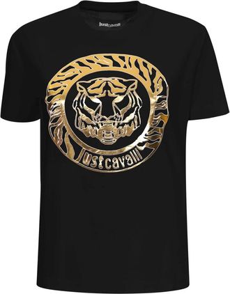 Just Cavalli Stijlvolle T-shirts en Polos - Dames - T-shirts - Zwart - XS - Tops
