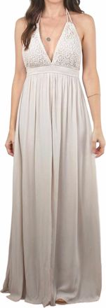 Wishlist Olivia Maxi Dress In Natural