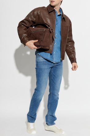 Frame Denim Denim Shirt, Mens, Blue