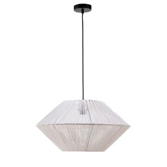 Els Banys L&aacute;mpara techo cuerda blanco