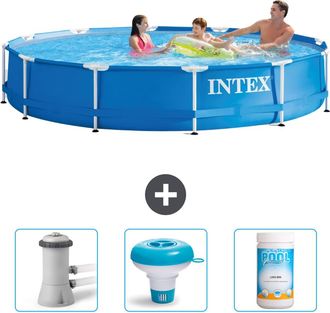 Intex Piscina Con Estructura Redonda - 366x76 Cm - 6-piezas Scb77