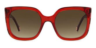 Carolina Herrera HER 0128/S C8C/HA Womens Sunglasses Red Size 54