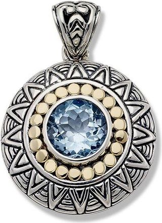 Samuel B. Silver 4.50 Ct. Tw. Blue Topaz Tribe Pendant