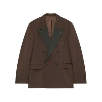 Lardini Blazers, male, Brown, Size: XL Abito soiree smoking drop 7 reg