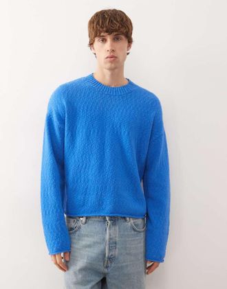 Weekday Maglione comodo blu acceso