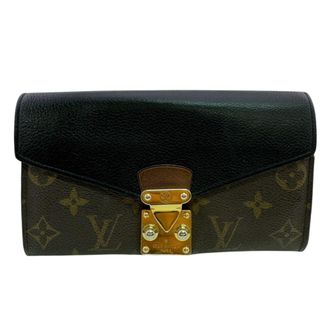 Louis Vuitton Black Brown Monogram Monogram Leather (Pre-Owned)