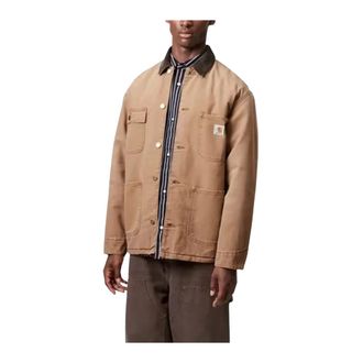 Carhartt Work in Progress Hombre, Chaquetas, Marr&oacute;n, Talla: M