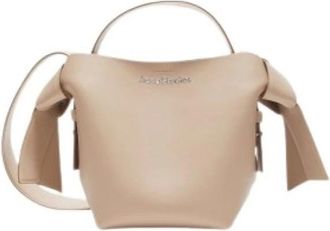 Acne Studios Tassen, Dames, Beige, ONE Size, Leer, Musubi Handbag