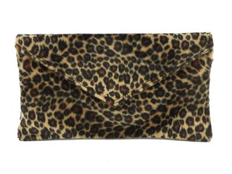Loni Leopard Zebra Clutch Bag