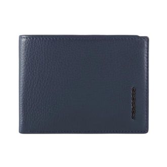 Piquadro Wallets & Cardholders, male, Blue, Size: ONE SIZE Wallet with flip up ID window