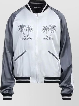 Palm Angels acetate bomber jacket