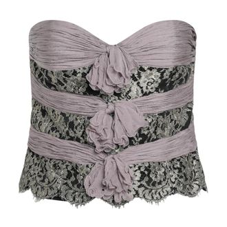 Valentino Garavani Sleeveless Tops, female, Multicolor, S, Chiffon Top