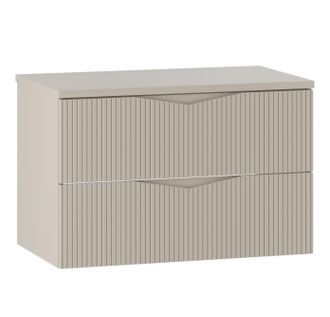 Badplaats Mueble De Ba&ntilde;o Calen 80 X 46 X 52 Cm - Cashmere - Mueble Suspend