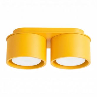 Sollux Lighting Plafone amarillo aluminio alt. 8 cm