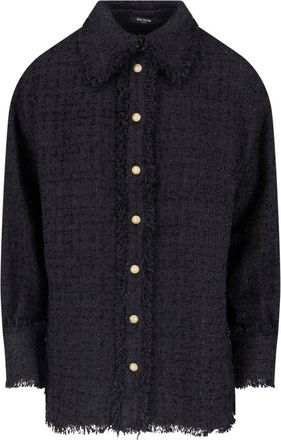 Balmain Camicia In Tweed
