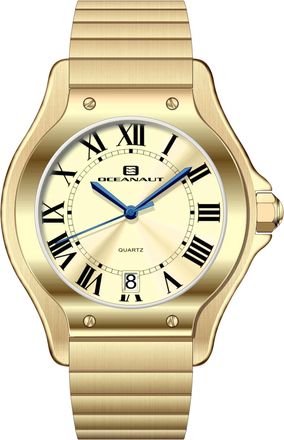 Oceanaut Womens Rayonner Gold Dial Watch