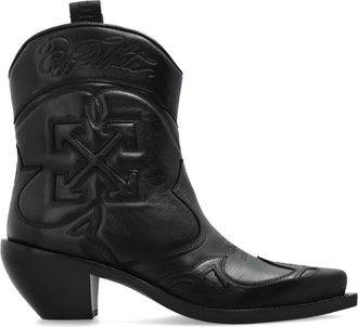 Off-white Stivaletti Santiag con tacco - - Shoes - Donna - Nero - 41 EU