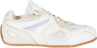 Axel Arigato White Slow Runner Suede Panels Sneakers