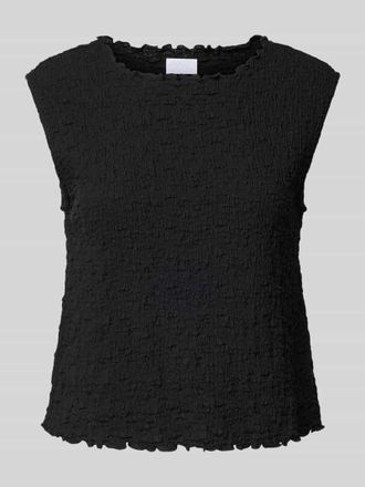 Jake*s Top in Crinkle-Optik in Black, Gr&ouml;&szlig;e 44