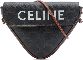 Celine Pre-owned Celine Triomphe Coated Canvas Logo Triangle Crossbody Ladies 56UNEZP1RAMZWVHW