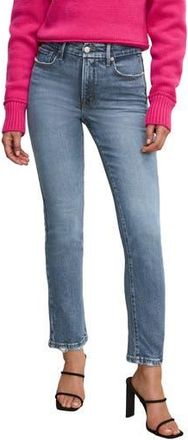 Good American Good Legs Straight Leg Jeans in Indigo746 at Nordstrom Rack, Size 24