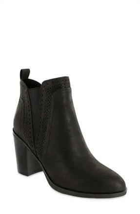 Mia Womens Lorenza Heeled Booties In Black