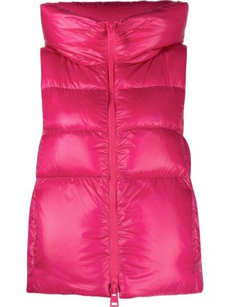 Herno Gilet imbottito con cappuccio Globe - Rosa