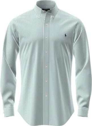 Ralph Lauren Overhemden, Heren, Groen, XL, Katoen, Gestreepte Shirt